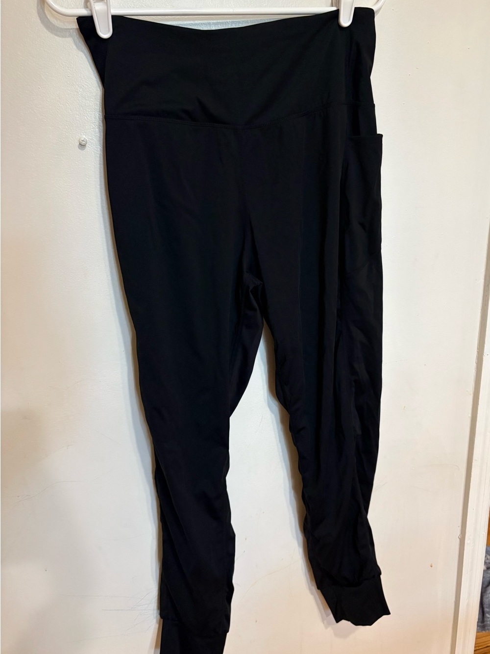 Viodia Black Women's High-Waist Jogger Leggings size large